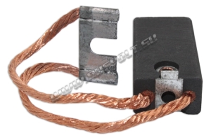Электрощетки ЭГ14 16x25x50 К1-3 НК-2отв., 2/2,5*115 мм, 6Д