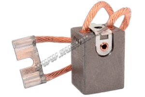 Электрощетка ЭГ4 25x30x40, К1-3, НК5 с отв, 6Д, 2/3x130
