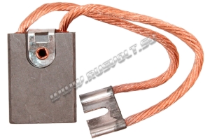 Электрощетка ЭГ4 25x30x40, К1-3, НК5 с отв, 6Д, 2/3x130