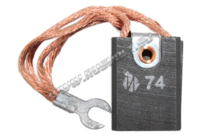 Электрощетка ЭГ74 2/10x30x40 К1-8, НК-2отв., 4/2,5*100 мм, 6В