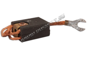Электрощетка ЭГ841 2/8*25*35, К1-8, НК-1 с отв., 4/1,5x130, 6В