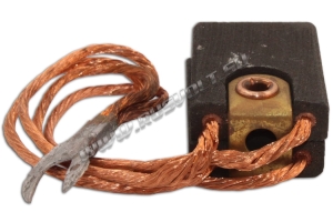 Электрощетка ЭГ841 2/8*25*35, К1-8, НК-1 с отв., 4/1,5x130, 6В