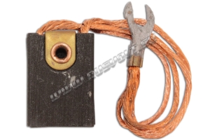 Электрощетка ЭГ841 2/8*25*35, К1-8, НК-1 с отв., 4/1,5x130, 6В