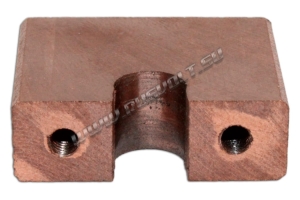 Электрощетка МГСО 10x31,5x25 К8-3, паз 8,3x8,5, глубина винта 9 мм, резьба m4